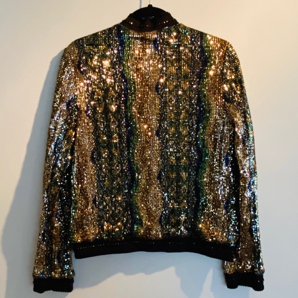 NWT**JEFF GALLANO**Sequined Jacket**Sm. $295 - Picture 6 of 7
